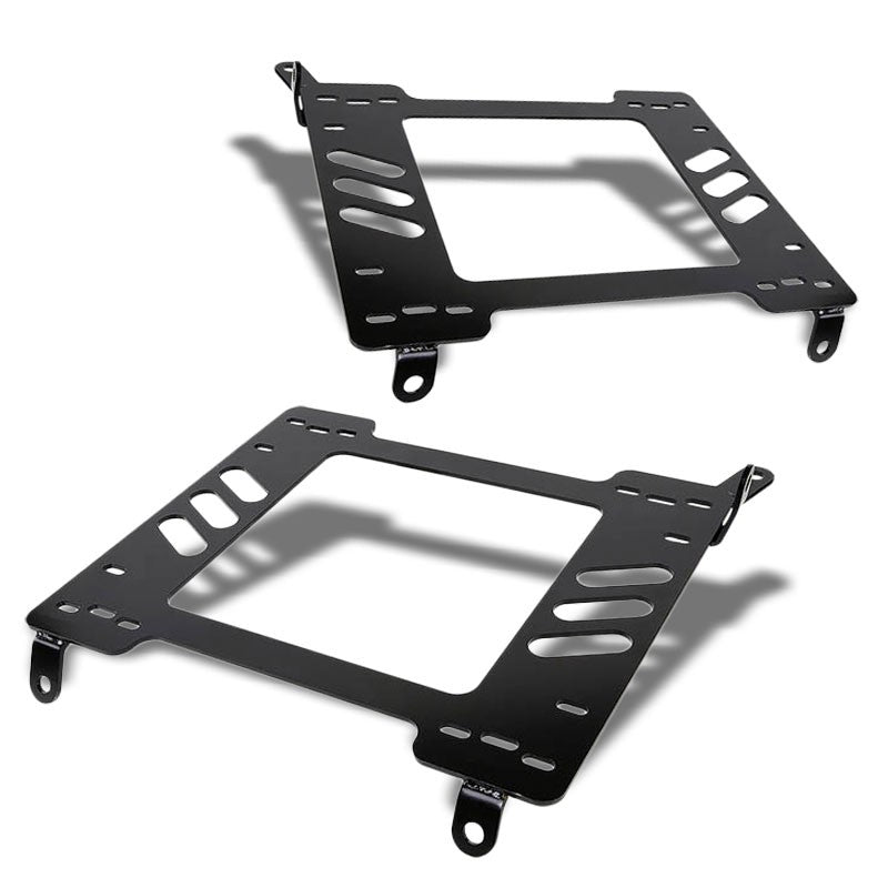 2x Mild Steel Racing Seat Base Mounting Bracket For Honda 90-91 CRX ED8/ED9 2DR