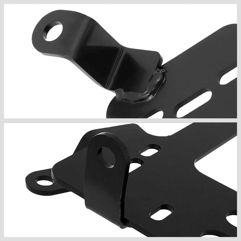 2x Mild Steel Racing Seat Base Mounting Bracket Adapter For 12-15 Honda Civic