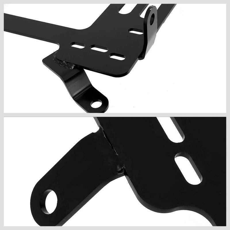 2x Mild Steel Racing Seat Base Mounting Bracket Adapter For 12-15 Honda Civic