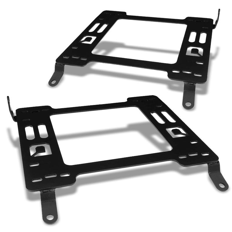 2x Mild Steel Racing Seat Base Mounting Bracket Adapter For 10-16 Genesis Coupe
