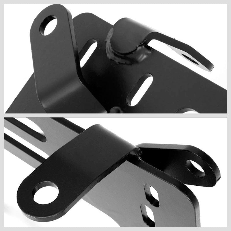 2x Mild Steel Racing Seat Base Mounting Bracket Adapter For 10-16 Genesis Coupe
