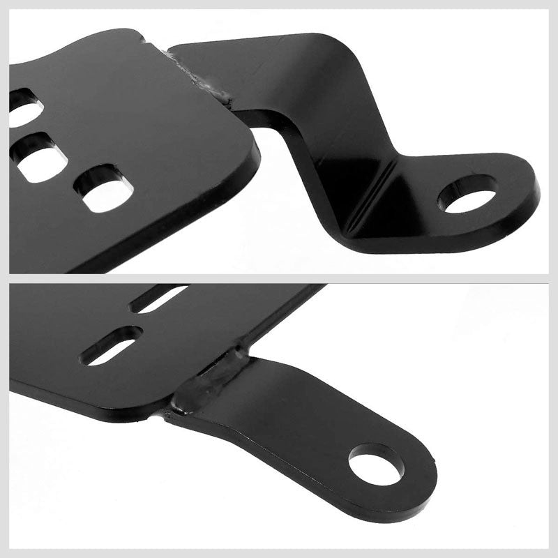 2x Steel Racing Seat Base Mounting Bracket Adapter For 09-19 Nissan 370Z
