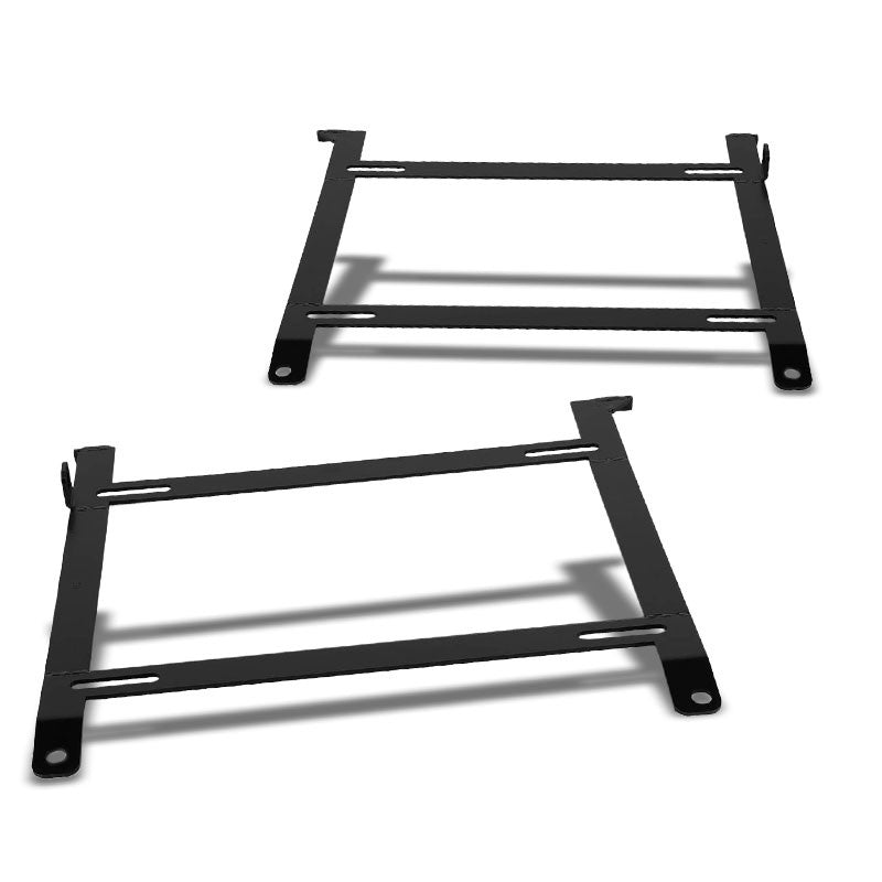 2x Steel Bucket Racing Seat Low Mounting Bracket For 12-16 Veloster Hatchback