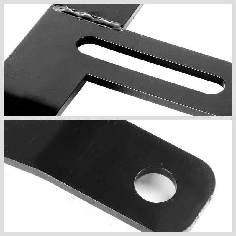 2x Steel Bucket Racing Seat Low Mounting Bracket For 12-16 Veloster Hatchback