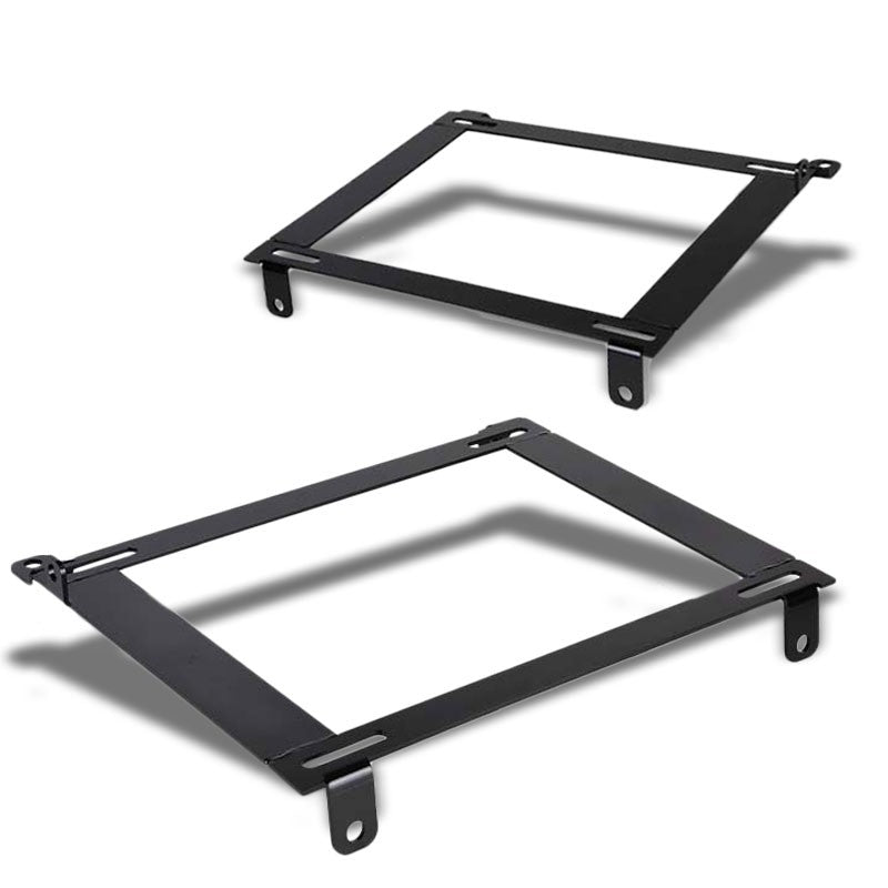 2x Steel Bucket Racing Seat Low Mounting Bracket For Acura 02-06 RSX Coupe DC5