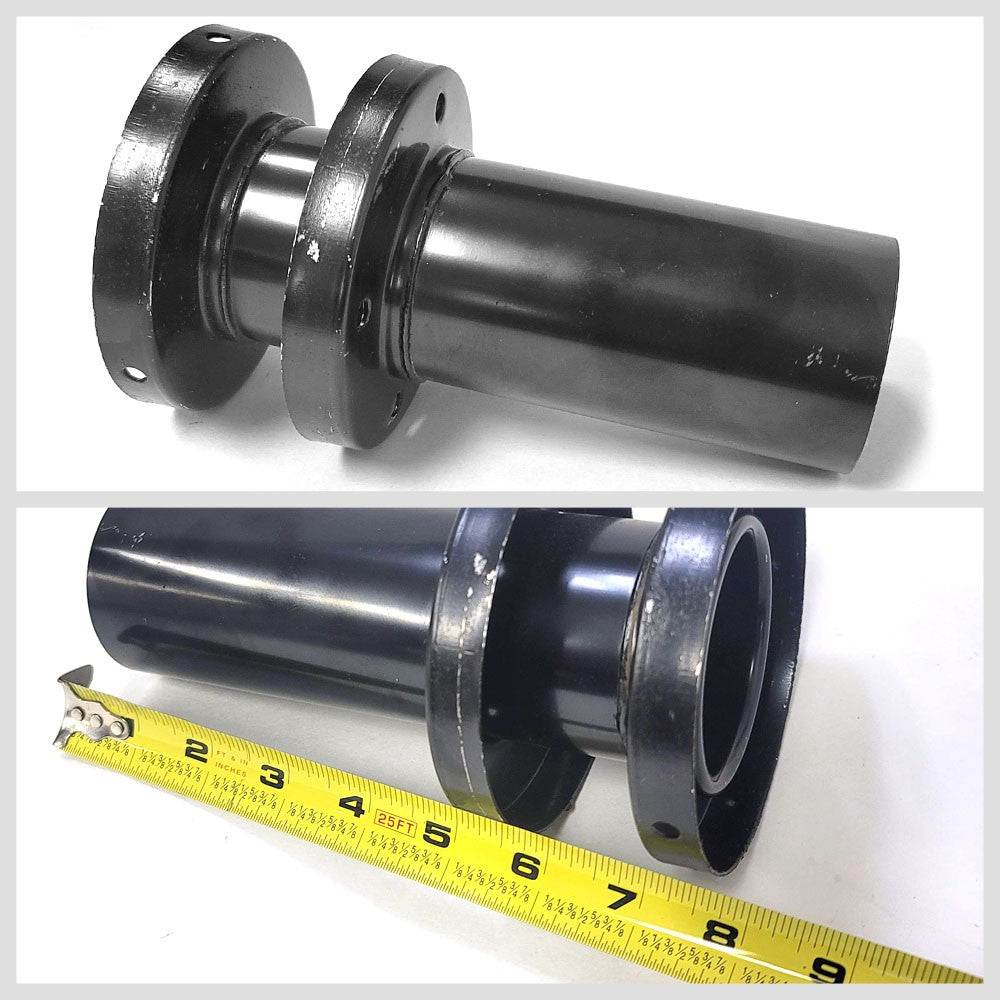 Megan Racing Universal Muffler Silencer 4.25" W for 4.5" Tip 2.5" Inlet Muffler