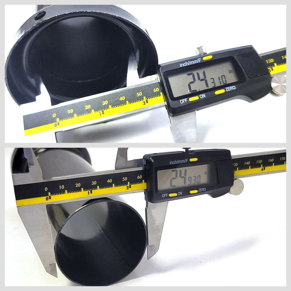 Megan Racing Universal Muffler Silencer 3.50" Tip for 3.00" Inlet Muffler