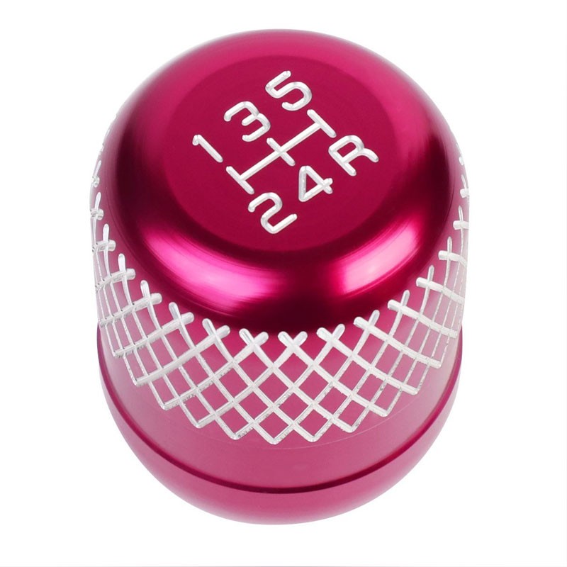 Megan Short Shifter+Pink Net/White 5-Speed Knob For 93-95 Mazda RX-7 FD35 MT-Shifter Components-BuildFastCar
