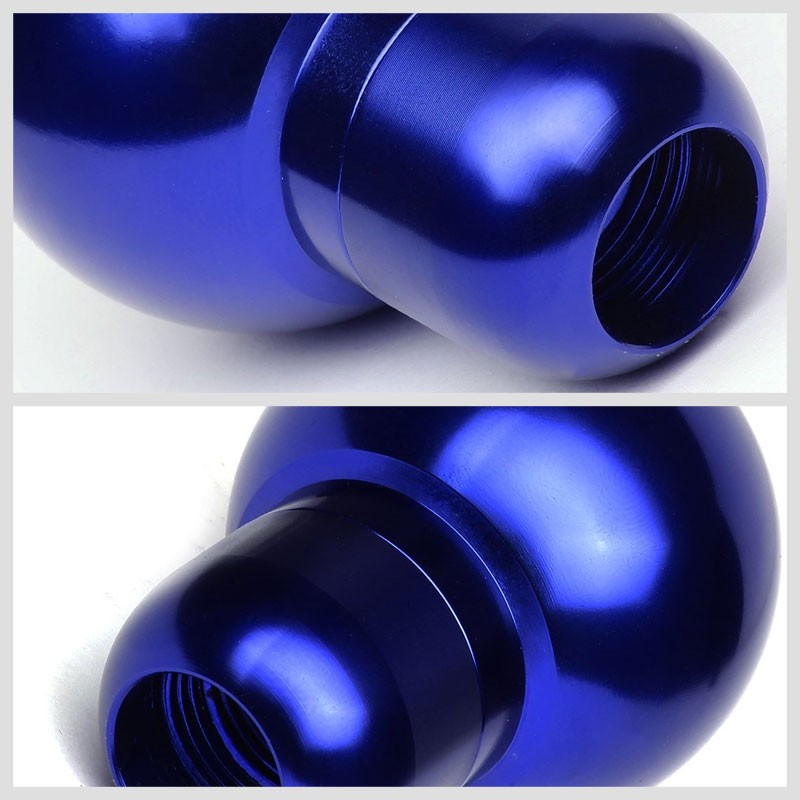 Manzo Short Throw Shifter+Blue Round Shift Knob For 83-87 Corolla GTS AE86 MT-Shifter Components-BuildFastCar