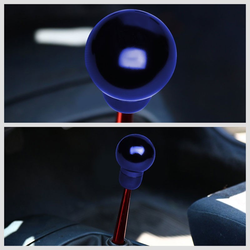 Manzo Short Throw Shifter+Blue Clear Pattern Ball Shift Knob For 90-97 Miata MX5