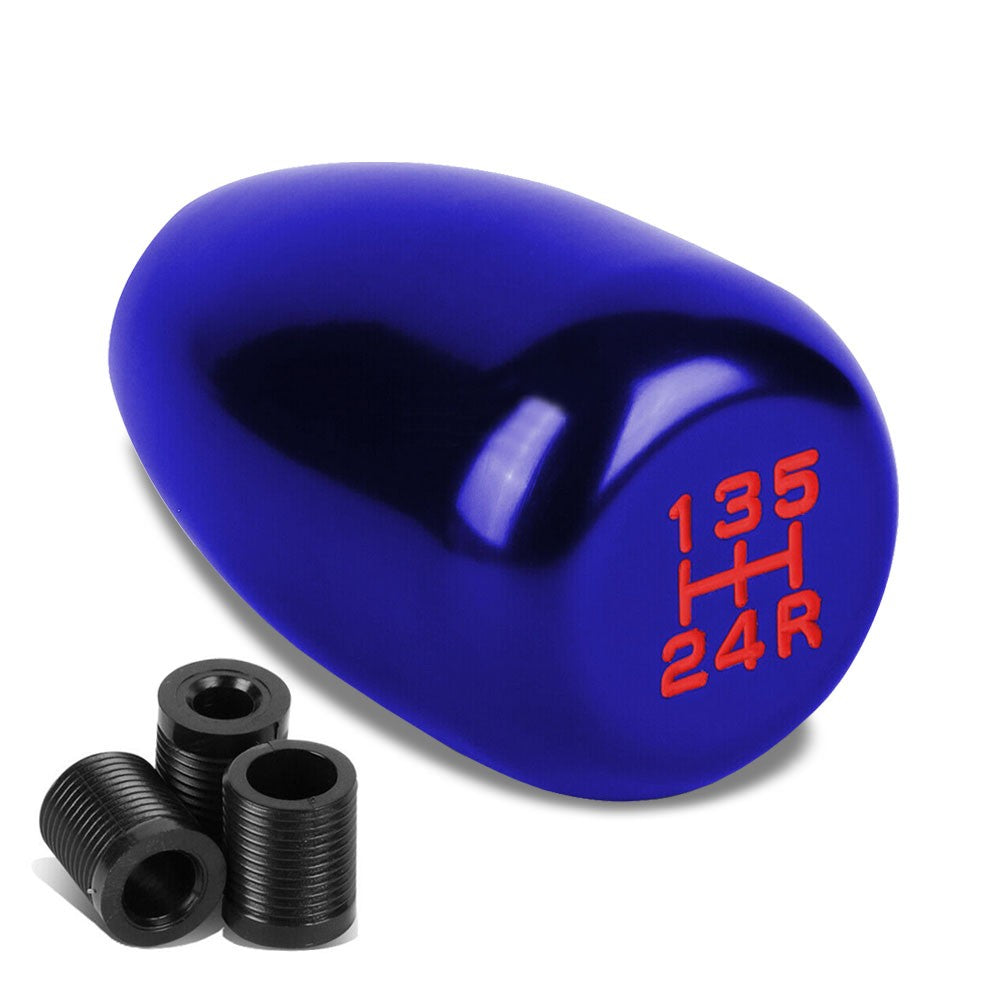 JDM Type-R Style Blue Manual 5-Speed Pattern Shift Knob BFC-STKB-TY88-5S-BL