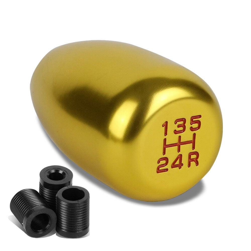 JDM Type-R Style Gold Manual 5-Speed Pattern Shift Knob BFC-STKB-TY88-5S-GD