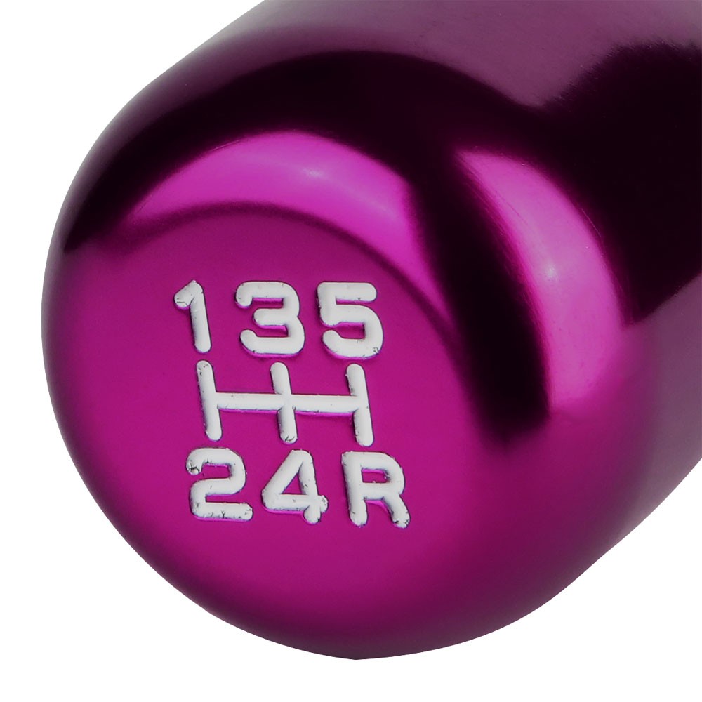 JDM Type-R Style Purple Multi Thread Insert Manual 5-Speed Pattern Shift Knob