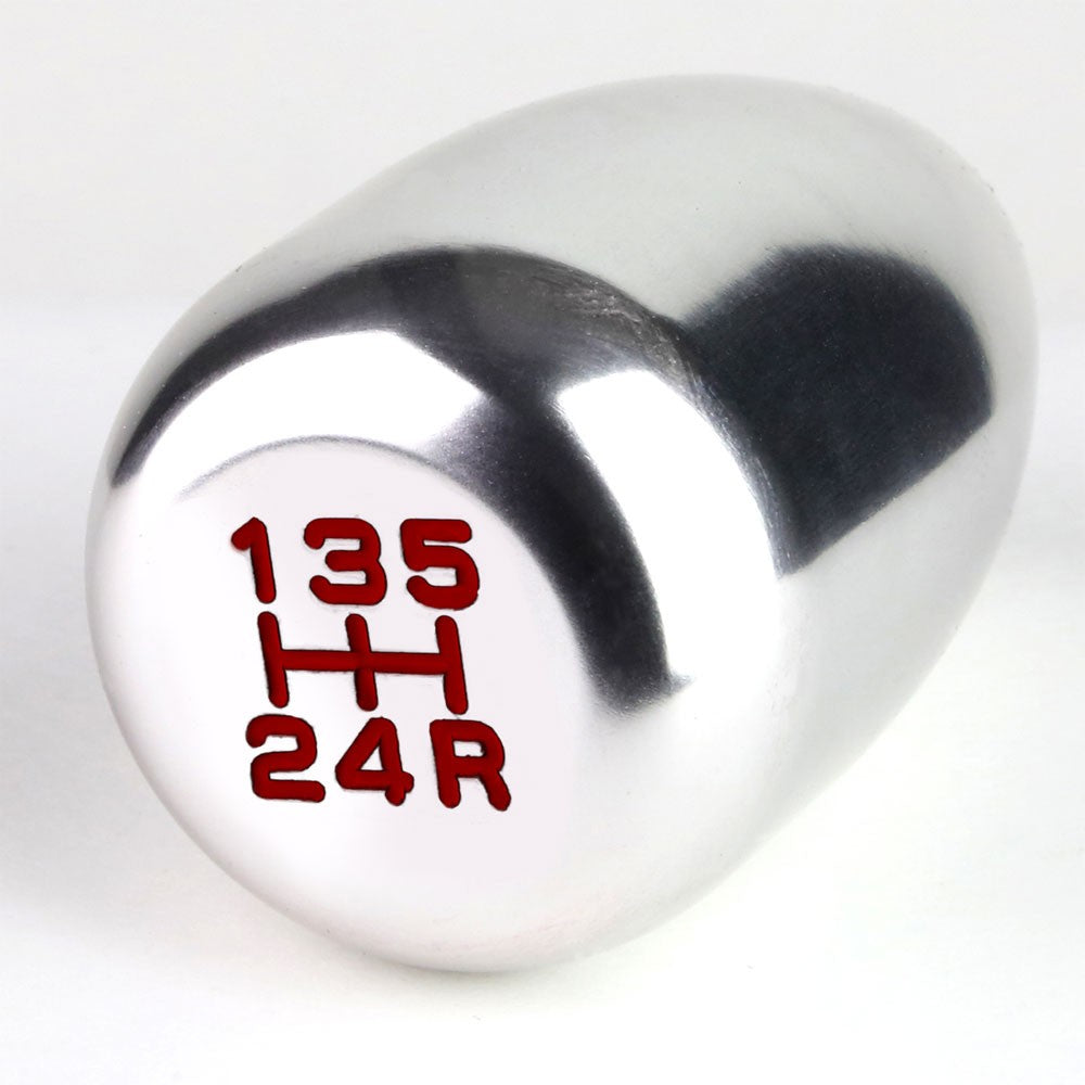 JDM Type-R Style Silver Multi Thread Insert Manual 5-Speed Pattern Shift Knob