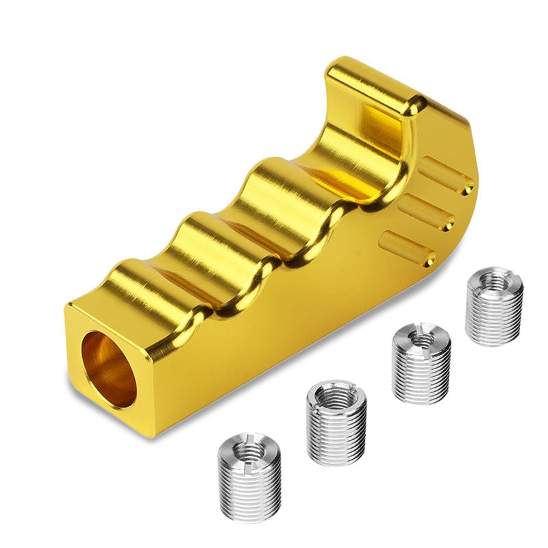 M8/M10/M12 Manual MT Gold Pistol Grip Racing Shifter Lever Shift Knob Handle Bar-Interior-BuildFastCar