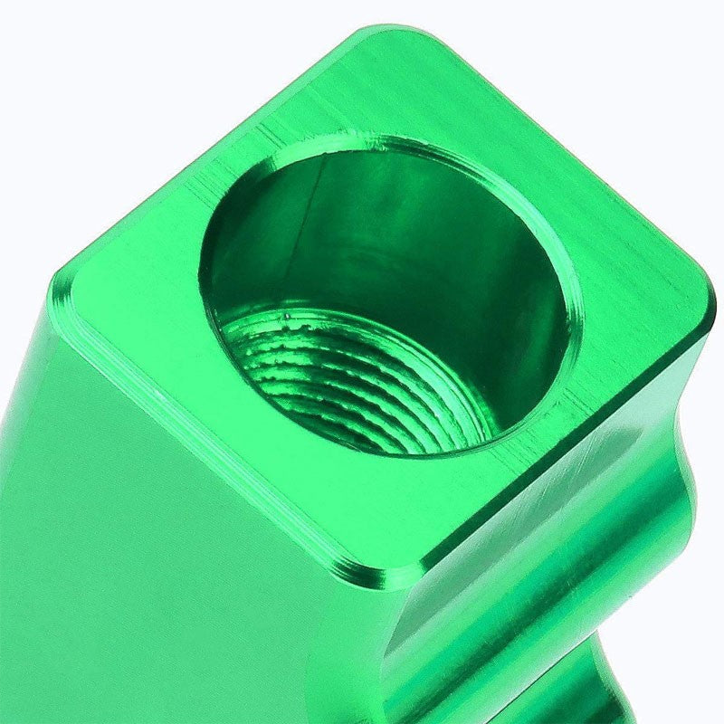 Megan Short Throw Shifter+Green Pistol Grip Knob For 03-08 Nissan 350Z Z33 MT-Shifter Components-BuildFastCar