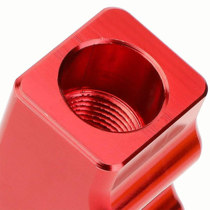 M8/M10/M12 Manual MT Red Pistol Grip Racing Shifter Lever Shift Knob Handle Bar-Interior-BuildFastCar