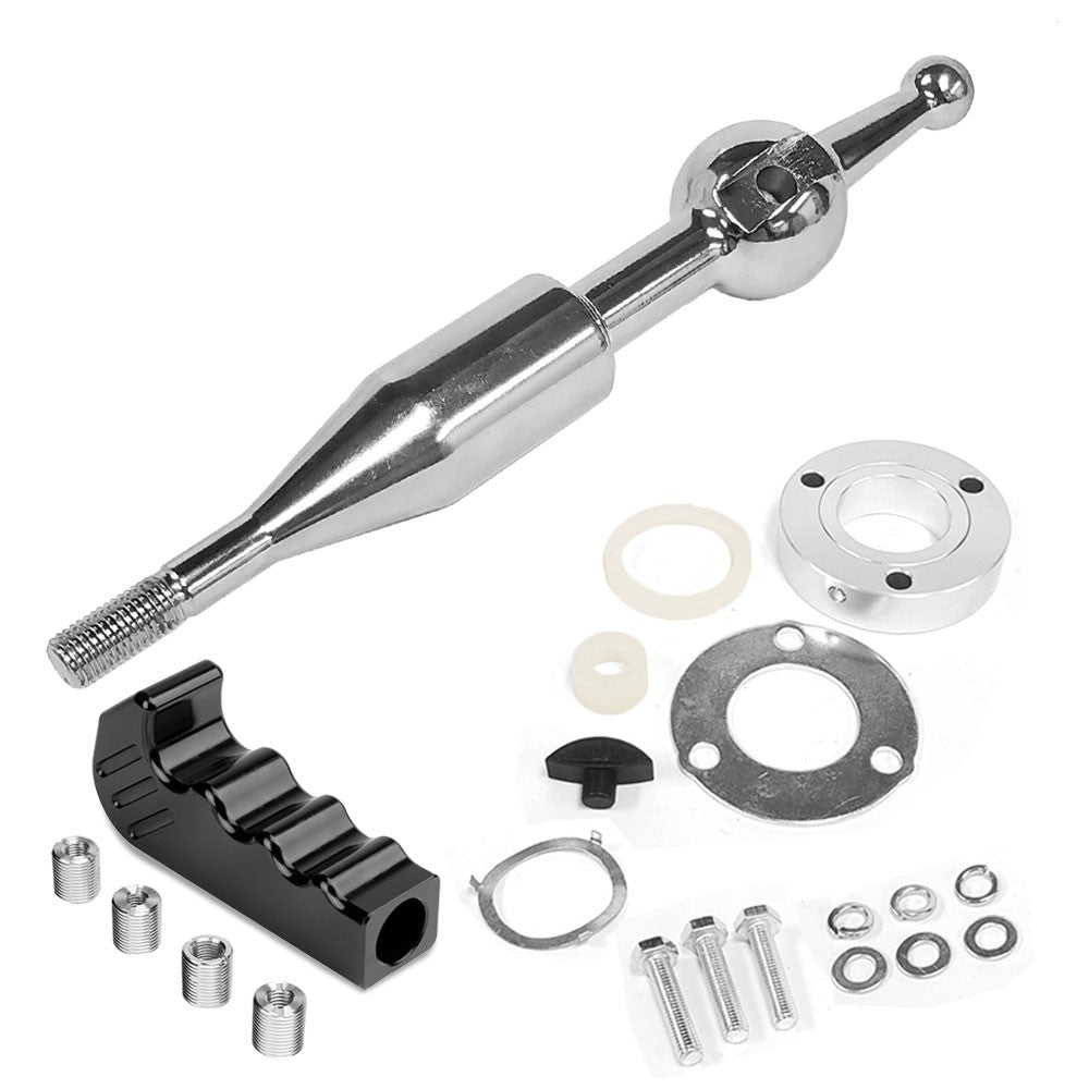 Manzo Short Throw Shifter+Black Pistol Grip Shift Knob For 90-97 Miata MX-5