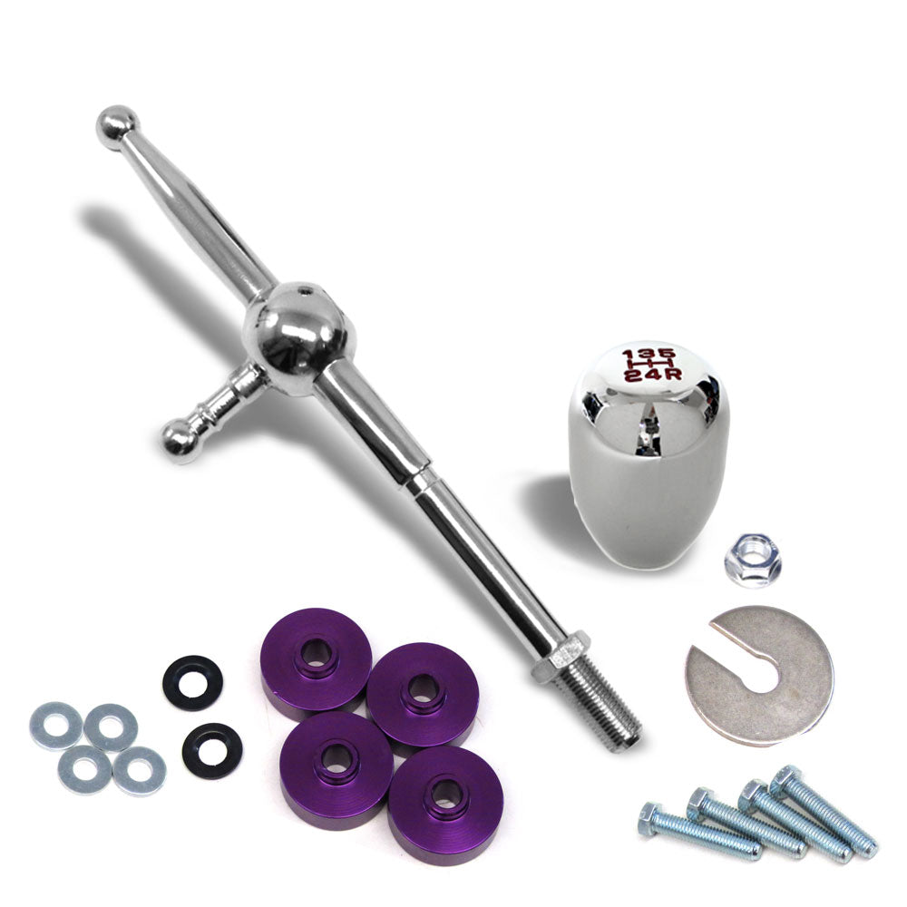 Megan SS-TC05 Steel Race Sport Quick Short Throw Shifter+ Shift Knob for Scion 05-09 tC