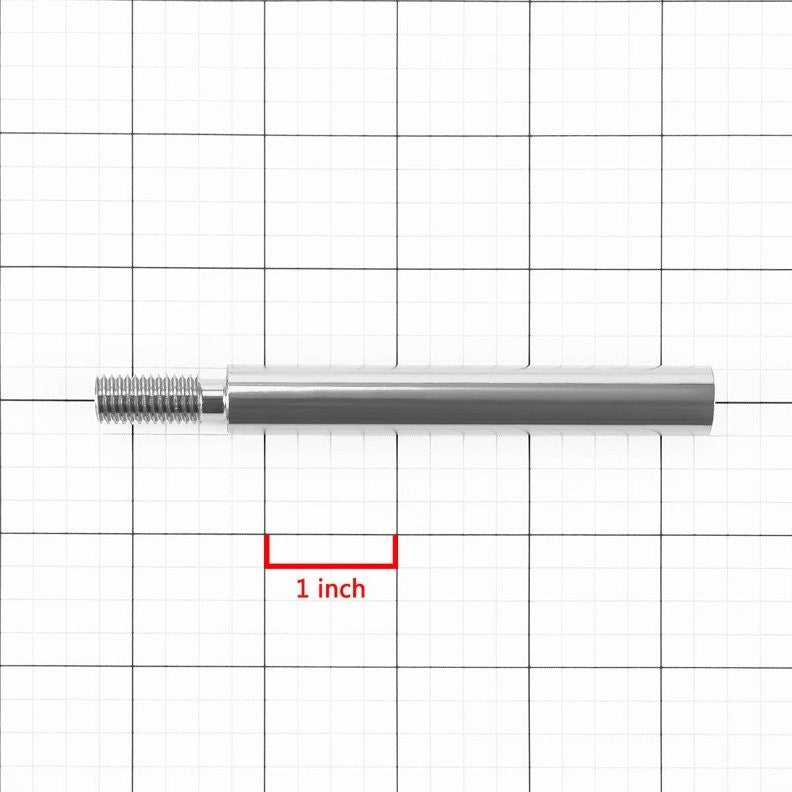 Silver Aluminum M10 x 1.5 Manual Shifter Lever/Shift Knob 3.75" Type 1 Extension-Interior-BuildFastCar