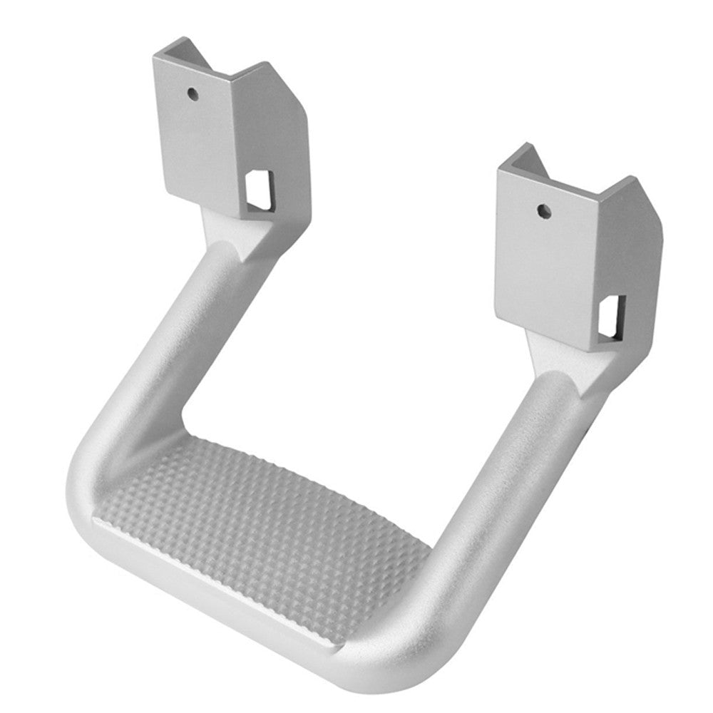 2x Silver Universal Die-Cast Aluminum Side Step Nerf Bar for Pickup Turck SUV