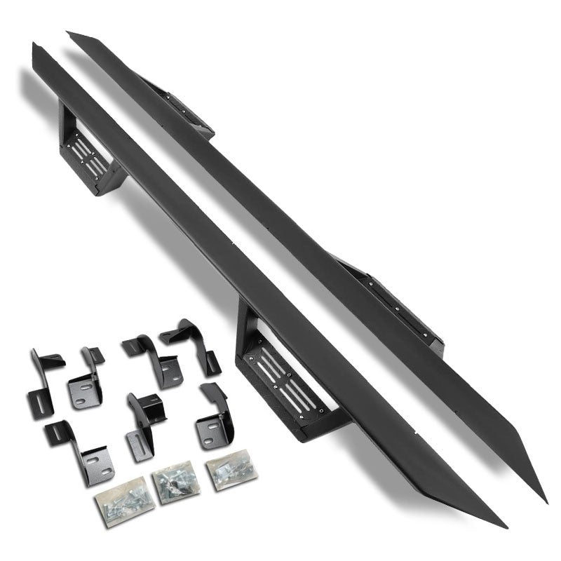 Black Step-Down Running Board Nerf Bar 09-18 Ram/19+ Classic Extended Cab BFC-RUNB-G222-0020