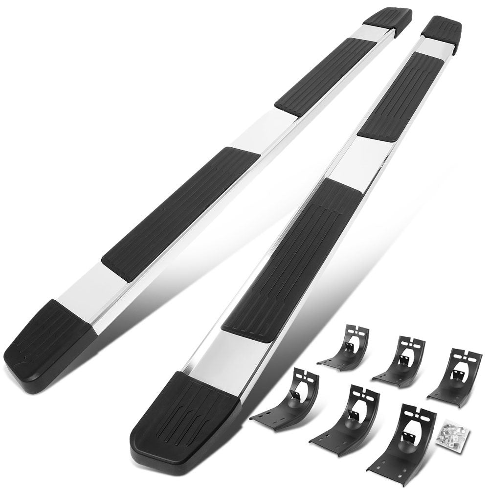 BFC-RUNB-Z-8157-525-SS Straight/5.25" Cap 88" Running Board Nerf Bar BFC-RUNB-Z-8157-525-SS