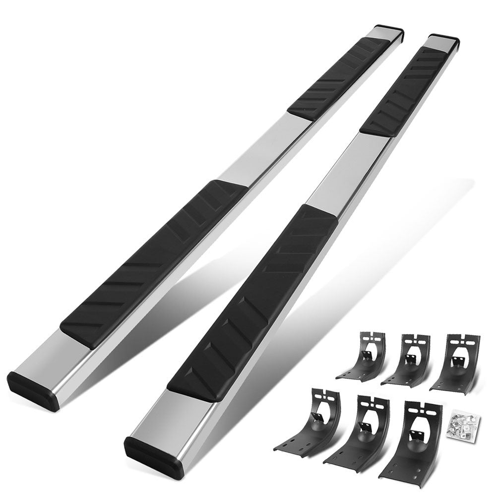 BFC-RUNB-Z-8176-SS Pattern 2Pad/Flat Cap 80" Running Board Nerf Bar BFC-RUNB-Z-8176-SS