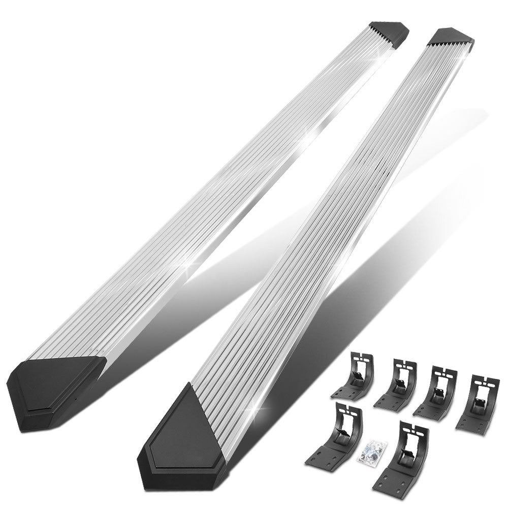Metal Pleated V2 Running Board Nerf Bar 09-18 Ram/19+ Classic Crew Cab BFC-RUNB-Z-8208-SSBK