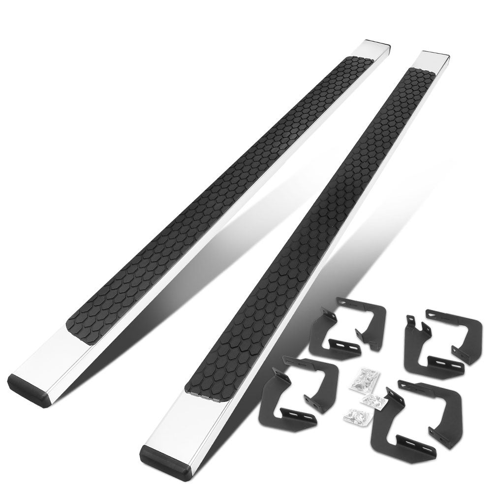 Metal Flat Honeycomb 1 Pad Running Board Nerf Bar 07-21 Tundra XK50 Crew Cab BFC-RUNB-Z-8226-SS