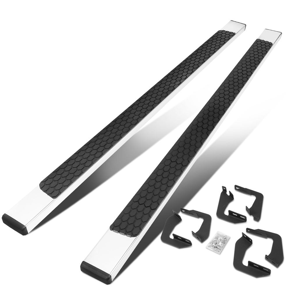 BFC-RUNB-Z-8227-SS Honeycomb 1 Pad/Flat Cap 80" Running Board Nerf Bar BFC-RUNB-Z-8227-SS