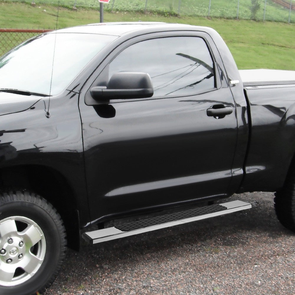 Metal Flat Honeycomb 1 Pad Running Board Nerf Bar 07-17 Tundra Standard Cab BFC-RUNB-Z-8228-SS