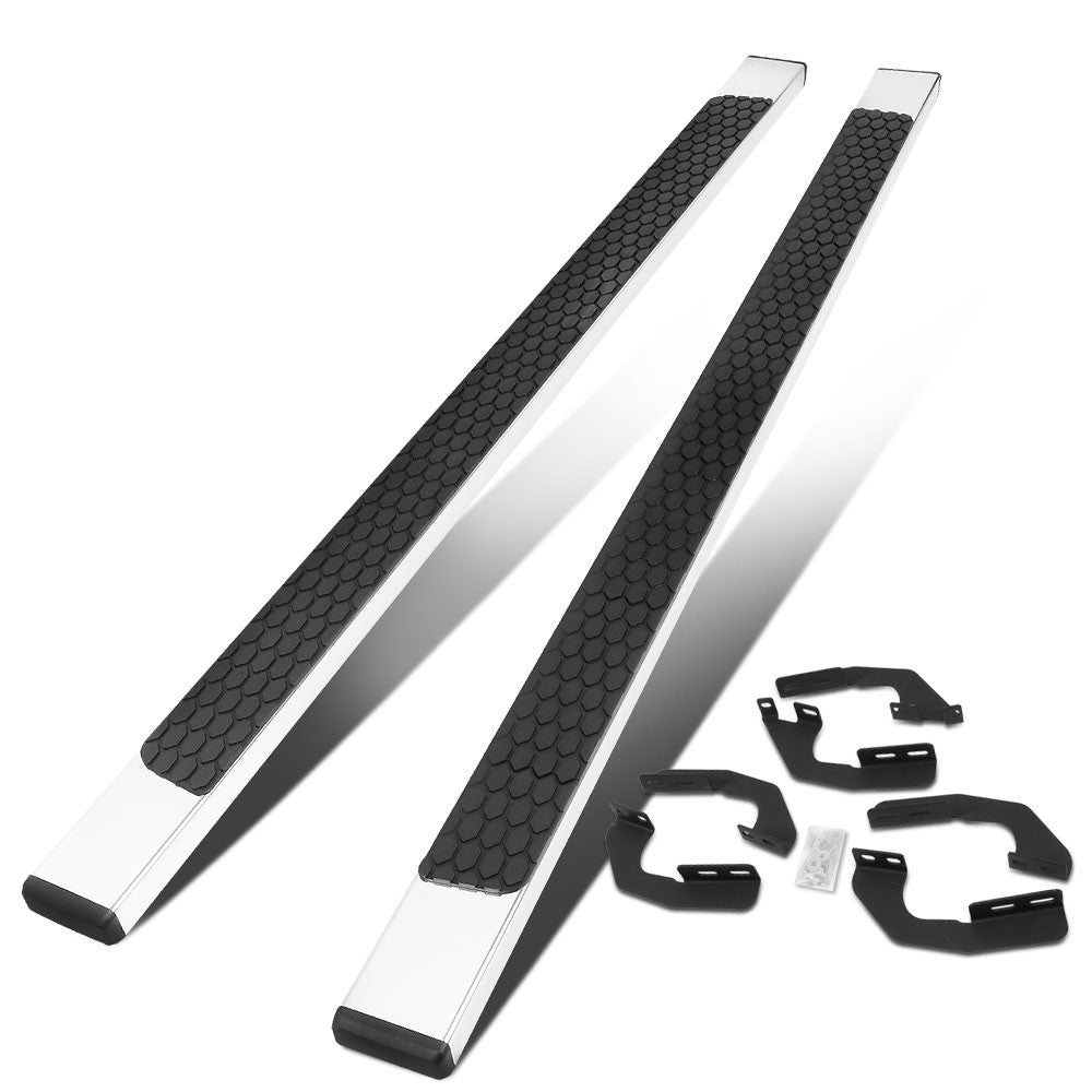 Metal Flat Honeycomb 1 Pad Running Board Nerf Bar 05-22 Tacoma Crew Cab BFC-RUNB-Z-8229-SS