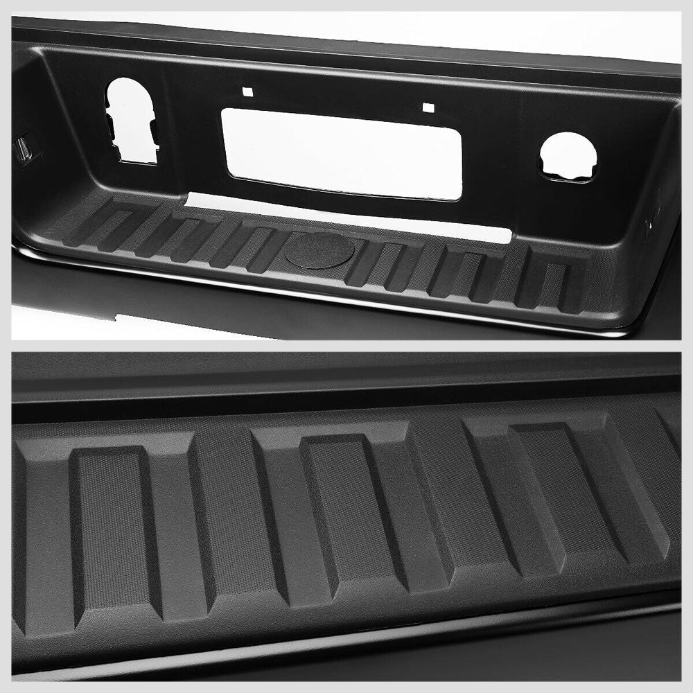 BFC-BUMP-RE-10017 Black Rear Bumper w/Parking Sensor Hole BFC-BUMP-RE-10017