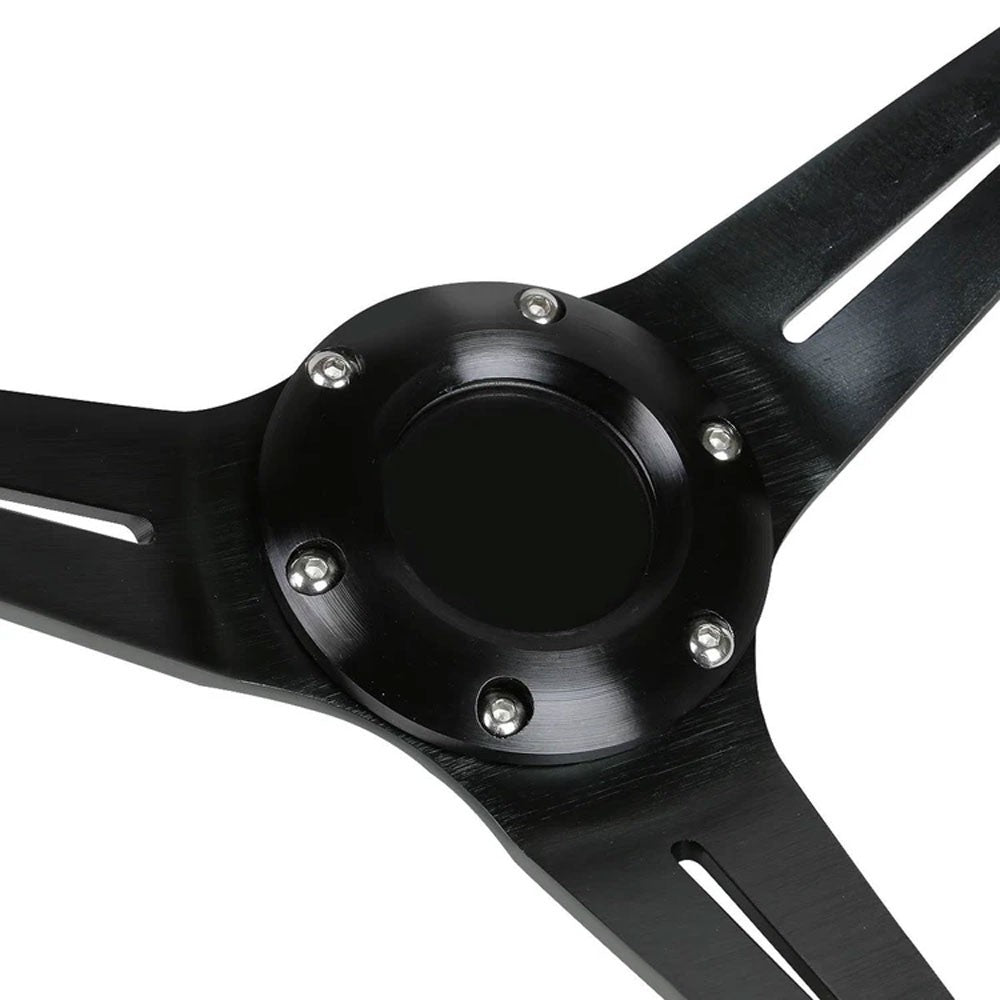 NRG SW-T410-PP Black/Purple 3-Spoke 350mm 6-Bolt Steering Wheel BFC-STW-TY410-PP