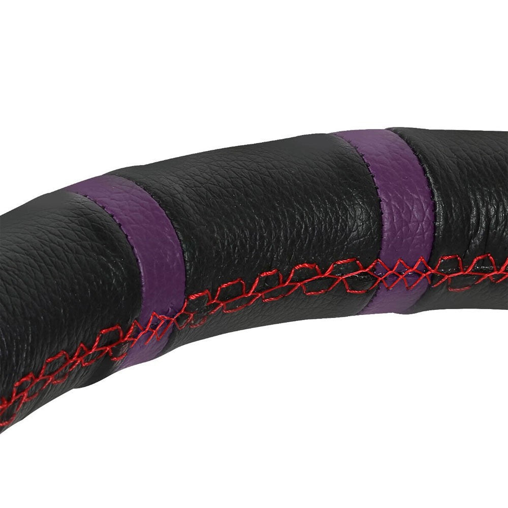 NRG SW-T410-PP Black/Purple 3-Spoke 350mm 6-Bolt Steering Wheel BFC-STW-TY410-PP