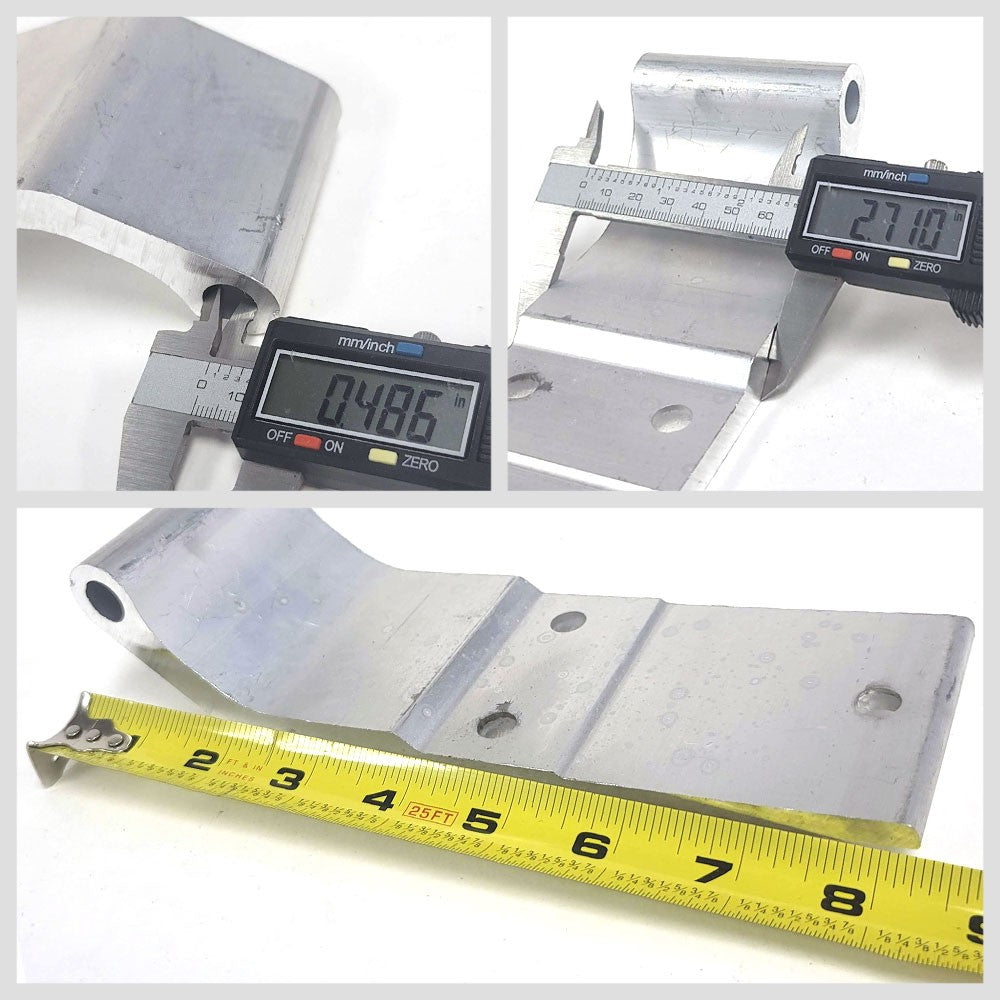 Dorsey Style 3-Hole 2-3/4" x 8-3/8" Door Hinge Semi Truck Trailer BFC-TTP-HI-SWH-DY02-X4