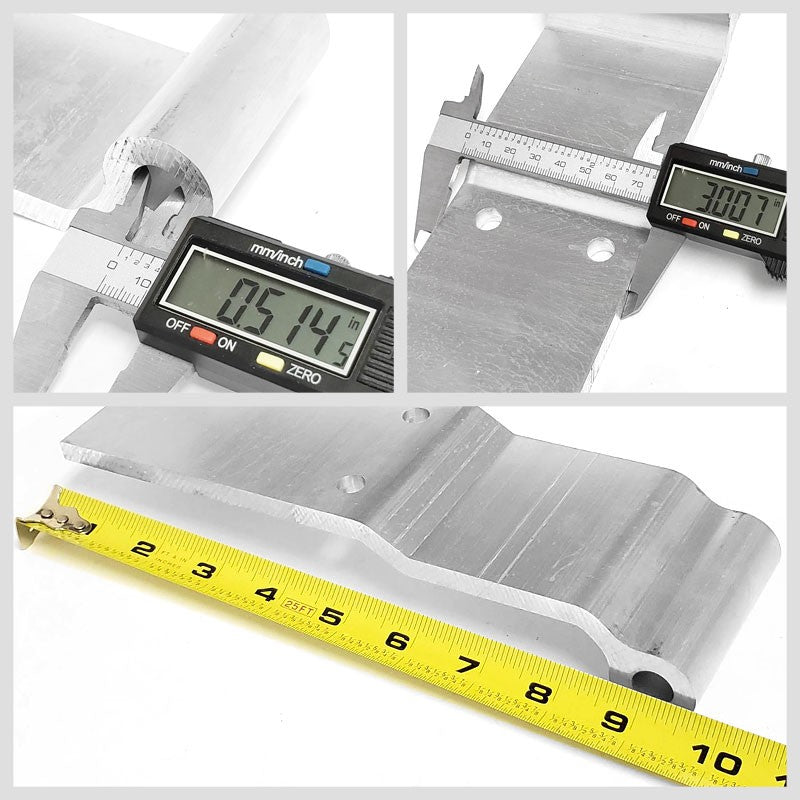 Utility Style 3-Hole 3.00" x 9.50" Door Hinge Semi Truck Trailer BFC-TTP-HI-SWH-UT01-X4