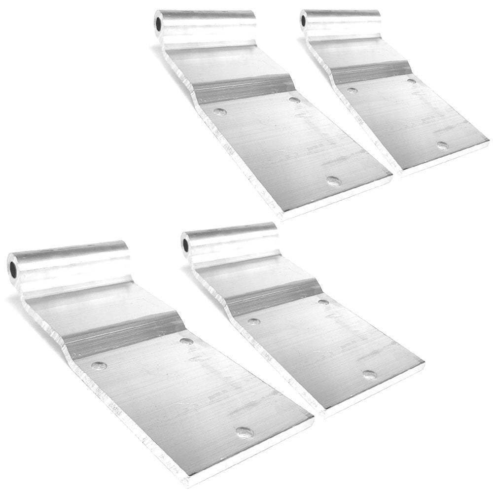 Utility Style 3-Hole 4.00" x 9.50" Door Hinge Semi Truck Trailer BFC-TTP-HI-SWH-UT02-X4