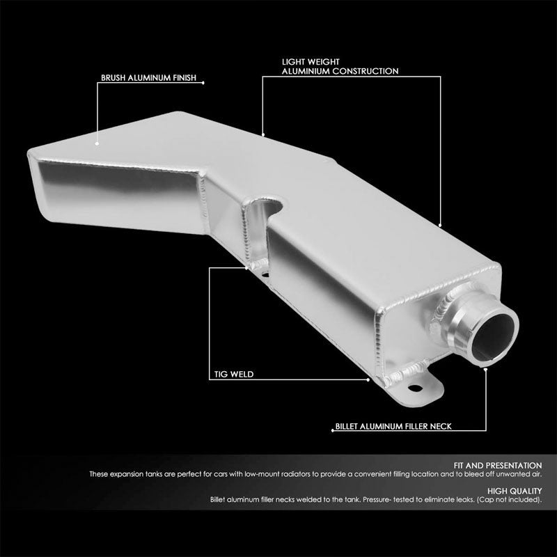 Expansion Coolant Overflow Recovery Tank For 86-93 Ford Mustang 2.3L/3.8L/5.0L-Performance-BuildFastCar