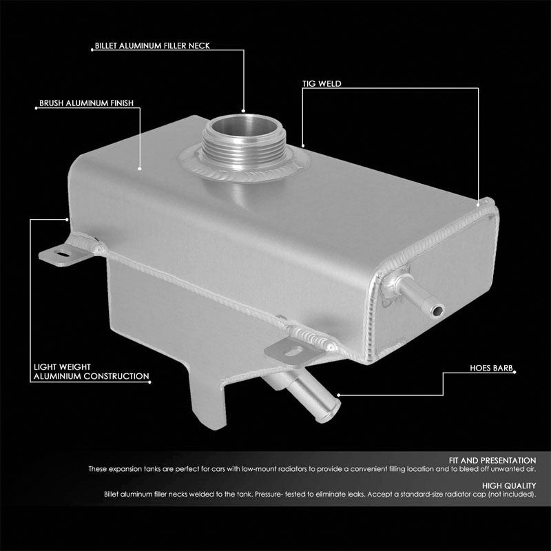 Expansion Coolant Overflow Recovery Tank For 11-14 Ford Mustang 3.7L V6/5.0L V8-Performance-BuildFastCar