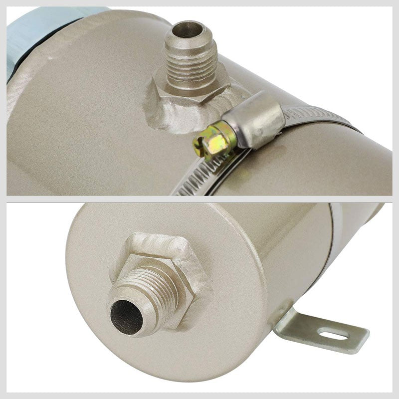 Universal Aluminum Power Steering Fluid Reservoir Replacement Tank/Bottle/Can-External Engine-BuildFastCar