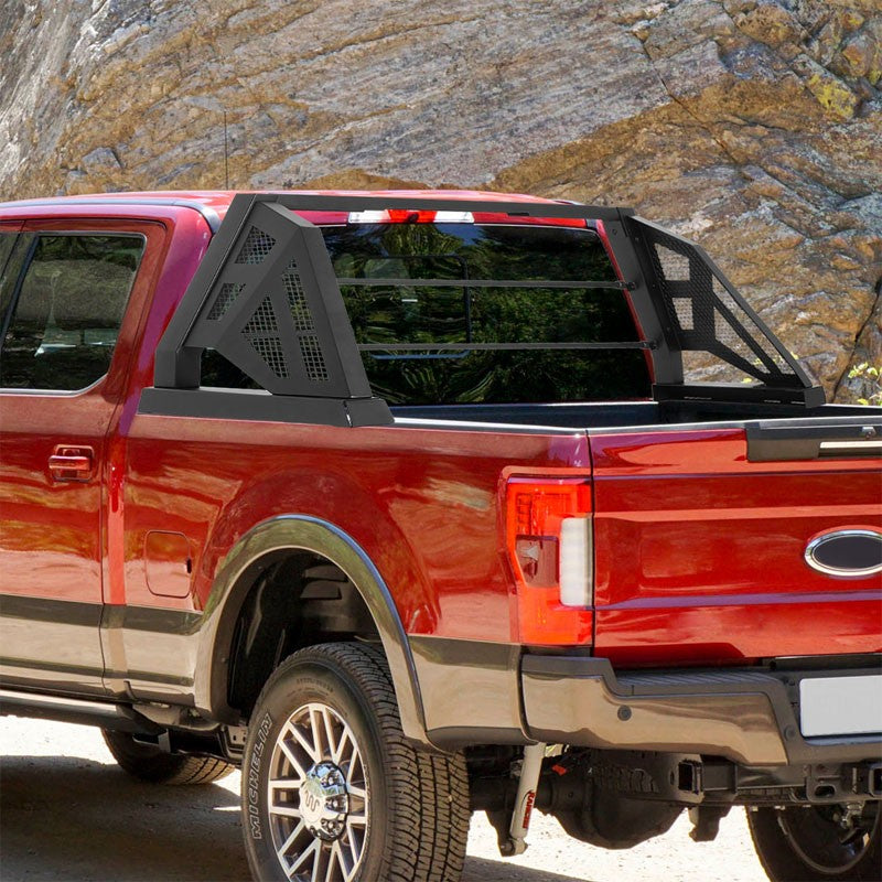 Black Heavy-Duty Aluminum Offroad Roll Bar Kit For 99-17 Ford F-250 Super Duty-Truck & Towing-BuildFastCar