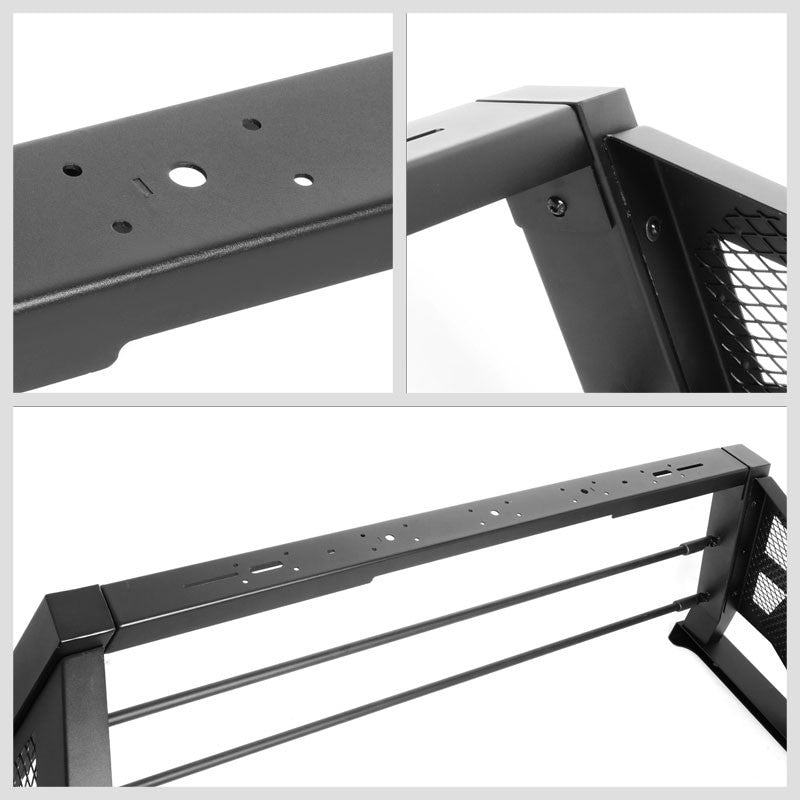 Black Heavy-Duty Aluminum Offroad Roll Bar Kit For 99-17 Ford F-250 Super Duty-Truck & Towing-BuildFastCar