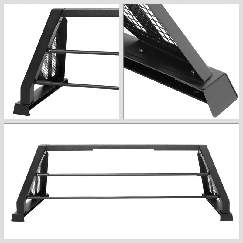 Black Heavy-Duty Aluminum Offroad Roll Bar Kit For 99-17 Ford F-250 Super Duty-Truck & Towing-BuildFastCar