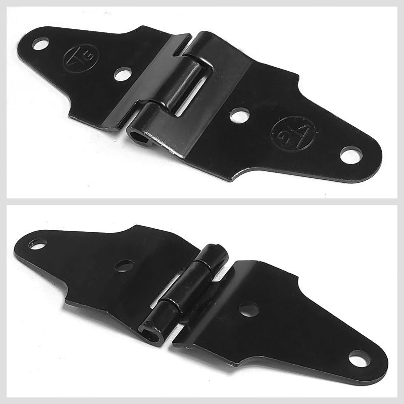 6X Black Transglobal Roll Center 2" Width Hinge For Freight Trailer Roll-Up Door-Door Systems-BuildFastCar-BFC-TTP-HI-TRGBL-15-X6