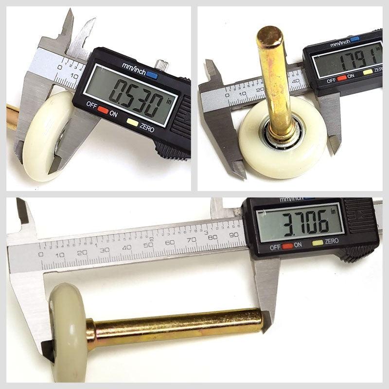 6X Metallic Roll Up End Hinge+2" Nylon Roller For Freight Trailer Roll Up Door-Door Systems-BuildFastCar-BFC-TTP-MSC-HIROL-0001-X6