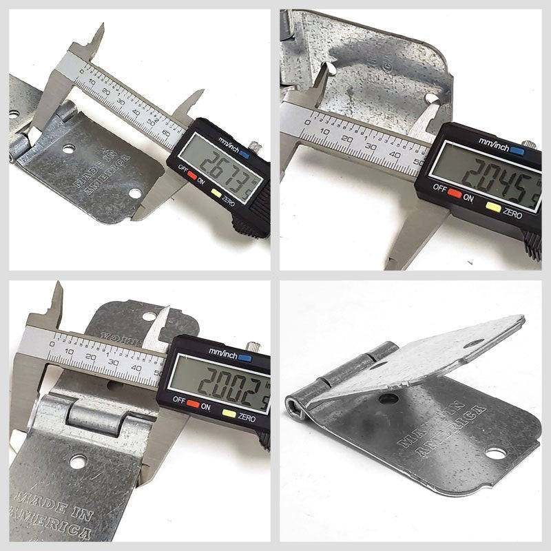 6X Mild Steel Transglobal Roll Center 2" Width Hinge For Freight Trailer Roll-Up Door-Door Systems-BuildFastCar-BFC-TTP-HI-TRGBLl-61196-X6