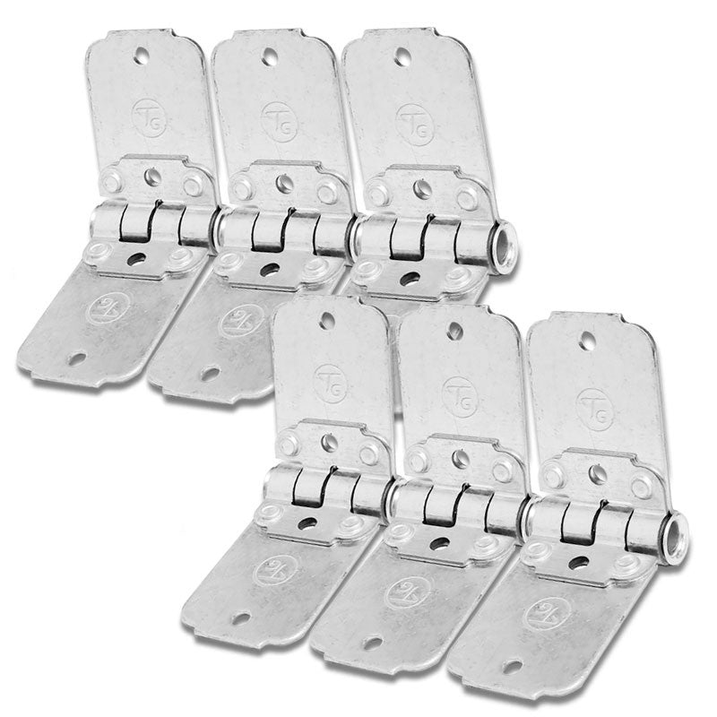 6X Mild Steel Transglobal Roll Up End 2" Width Hinge For Freight Trailer Roll-Up Door-Door Systems-BuildFastCar-BFC-TTP-HI-TRGBLl-69035-X6