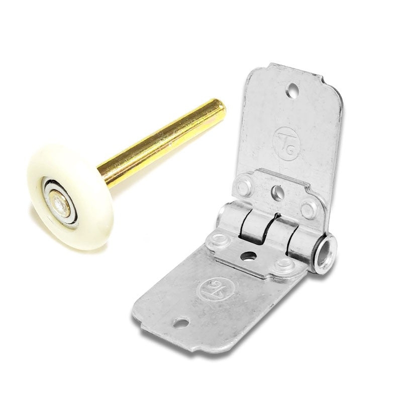 Metallic Roll Up End Hinge+2.00" Nylon Roller For Freight Trailer Roll Up Door-Door Systems-BuildFastCar-BFC-TTP-MSC-HIROL-0001
